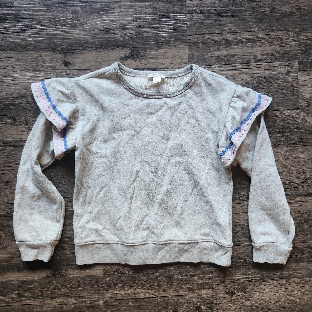 Crewcuts Ribbon Ruffle Lightweight Sweater - Picture 2 of 5